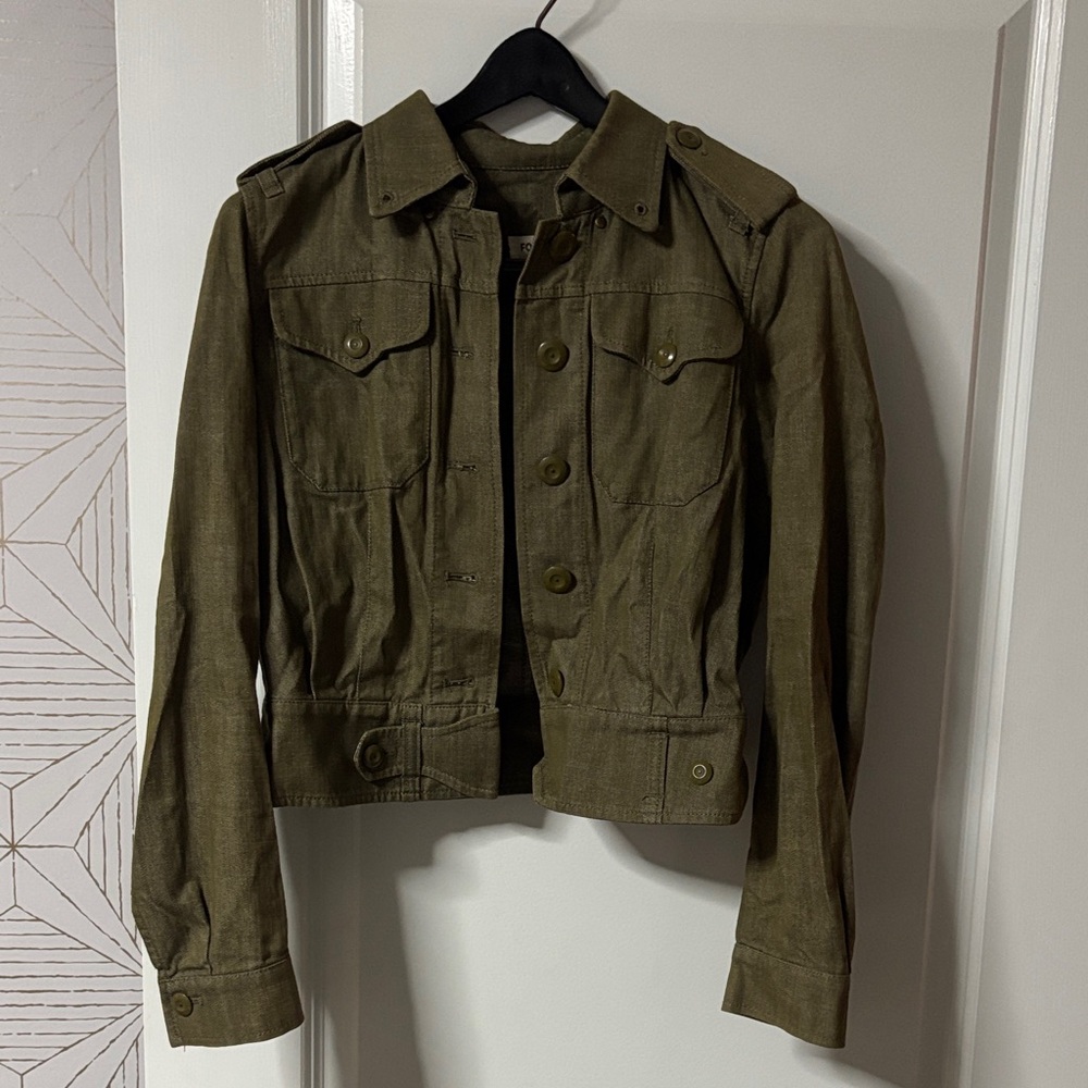 Fossil Khaki Utility Women's Jacket